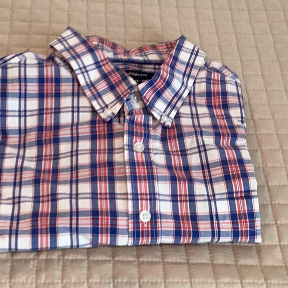 Men's Plaid Short Sleeve Shirt